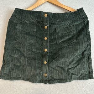 Corduroy skirt